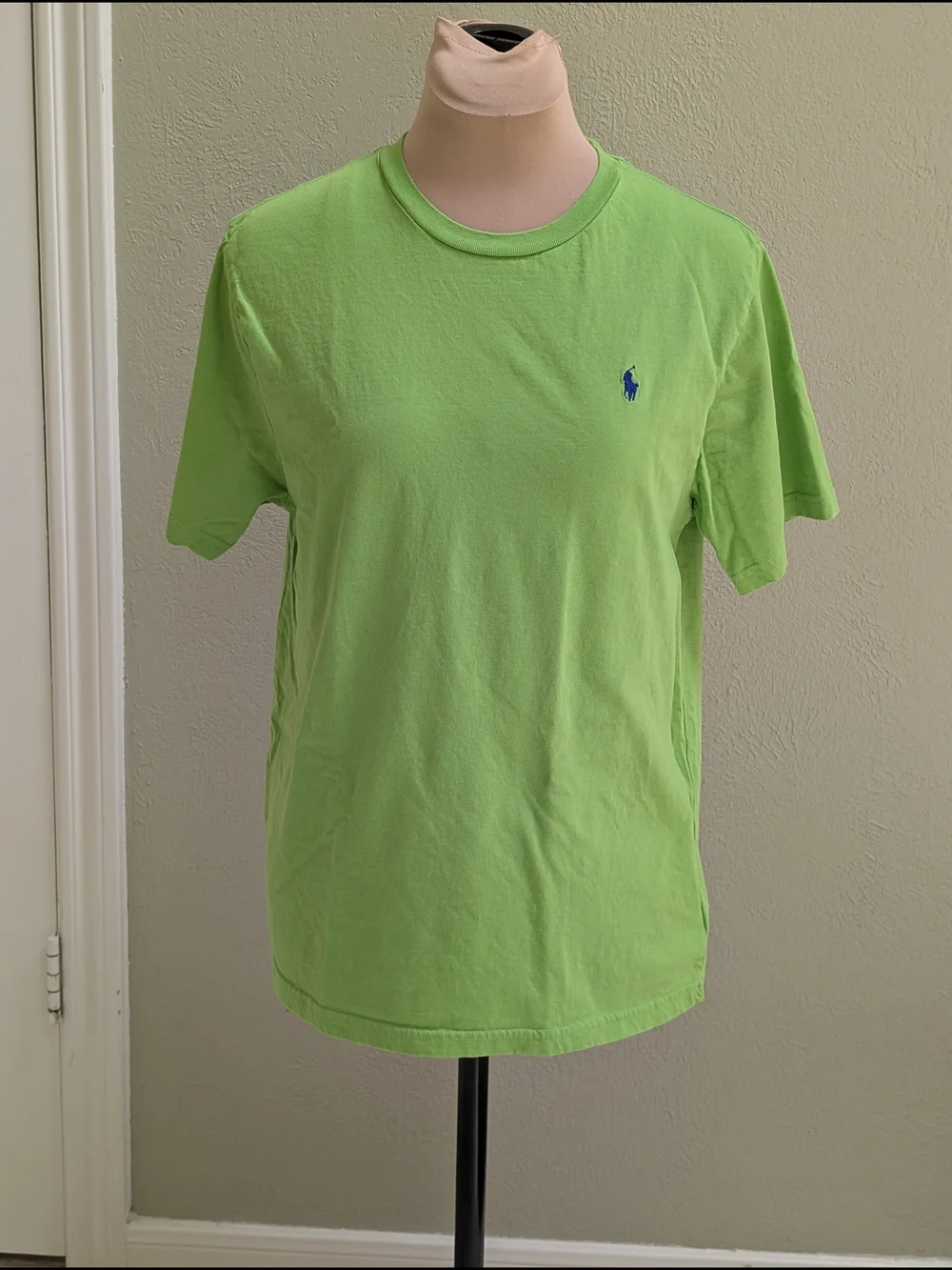Ralph Lauren T-shirt XL 18/20 green. Iconic Blue Pony